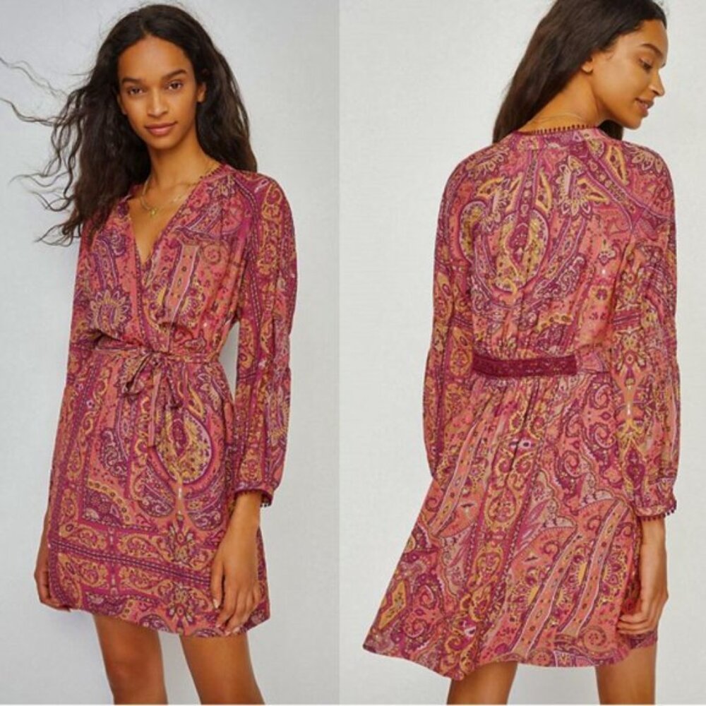 Anthropologie Tiny Odetta Mini Dress XS - Picture 2 of 16